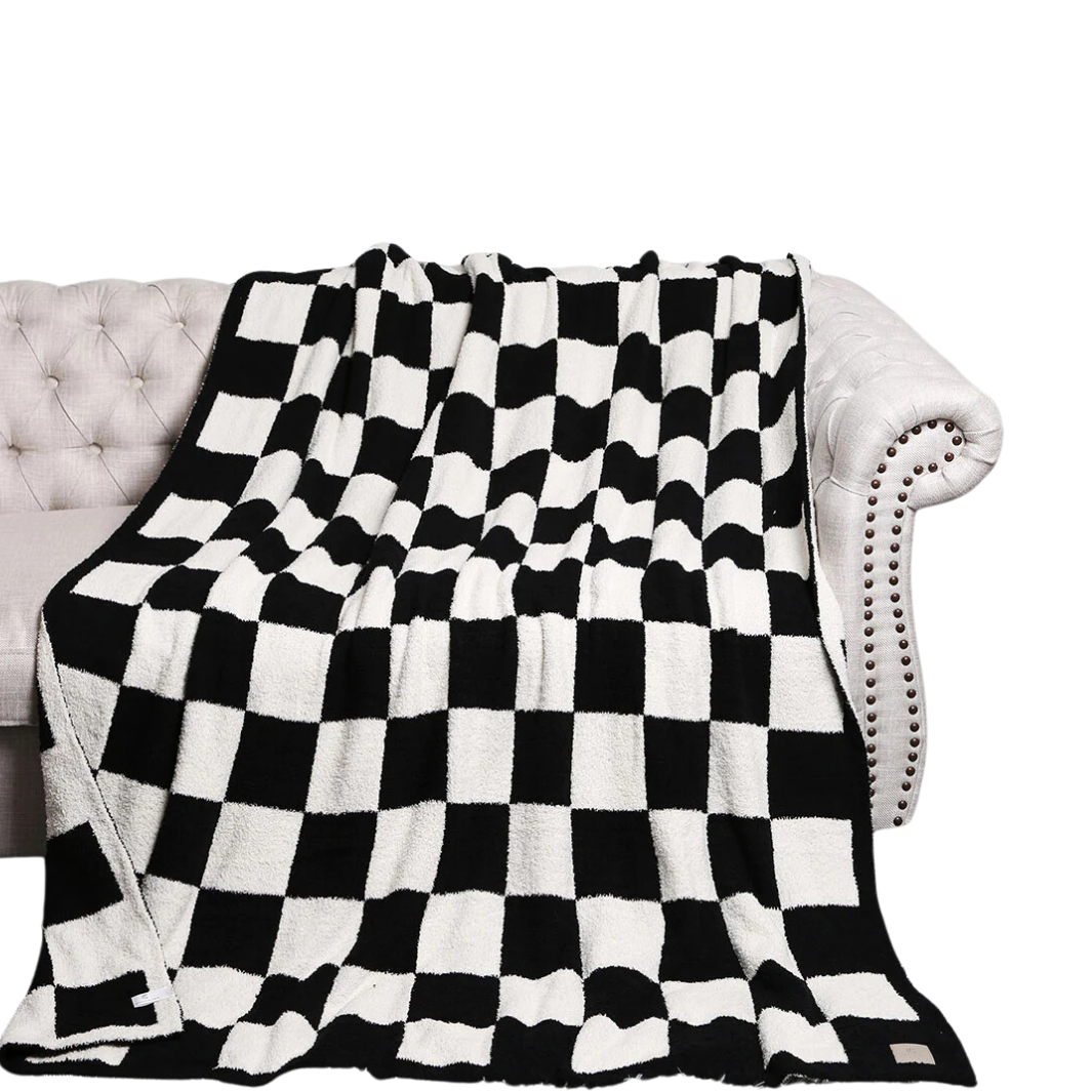 Chequered throw best sale