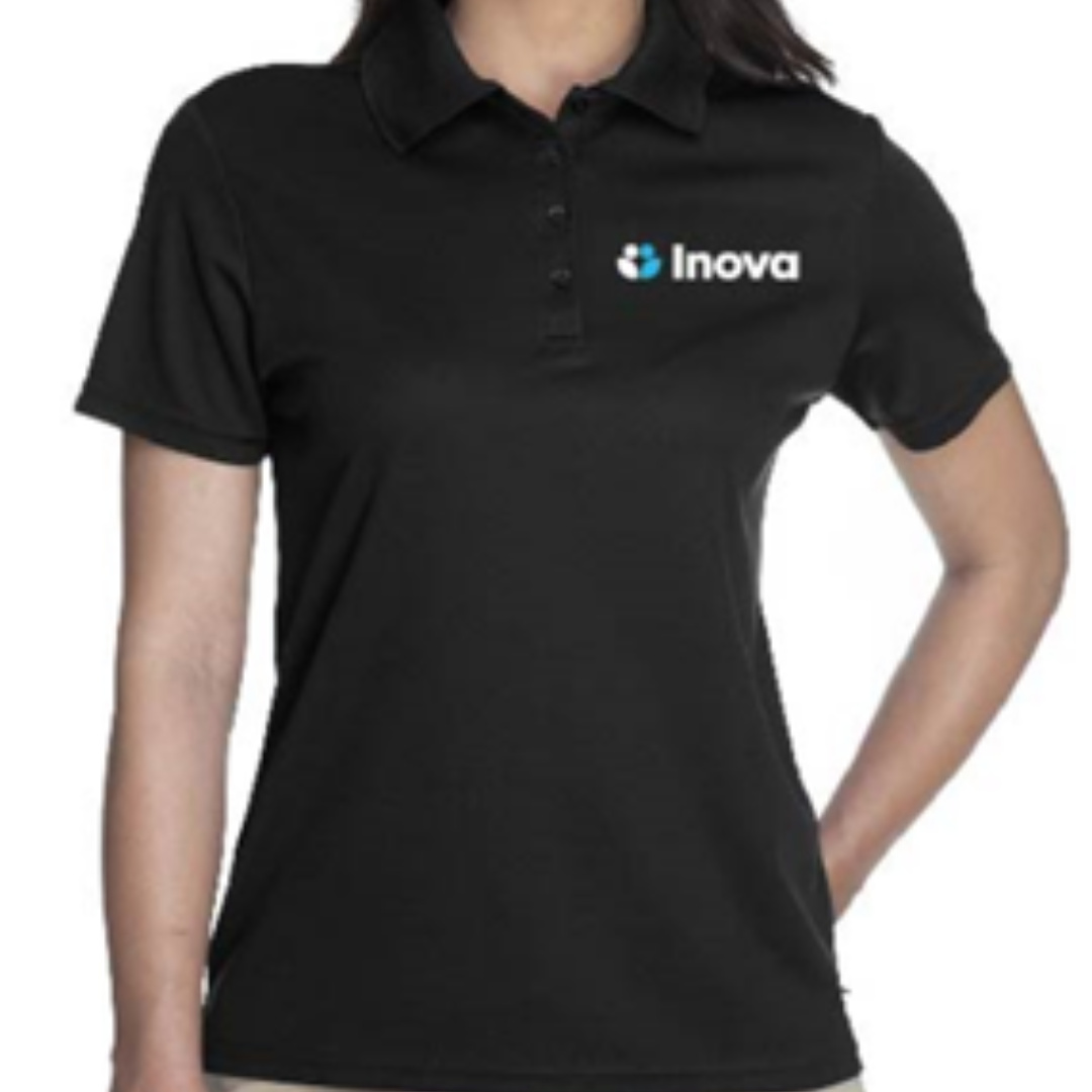 Women's Inova Polo in Black