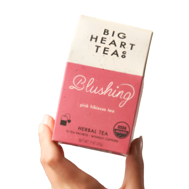 Big Heart Tea- Blushing Tea