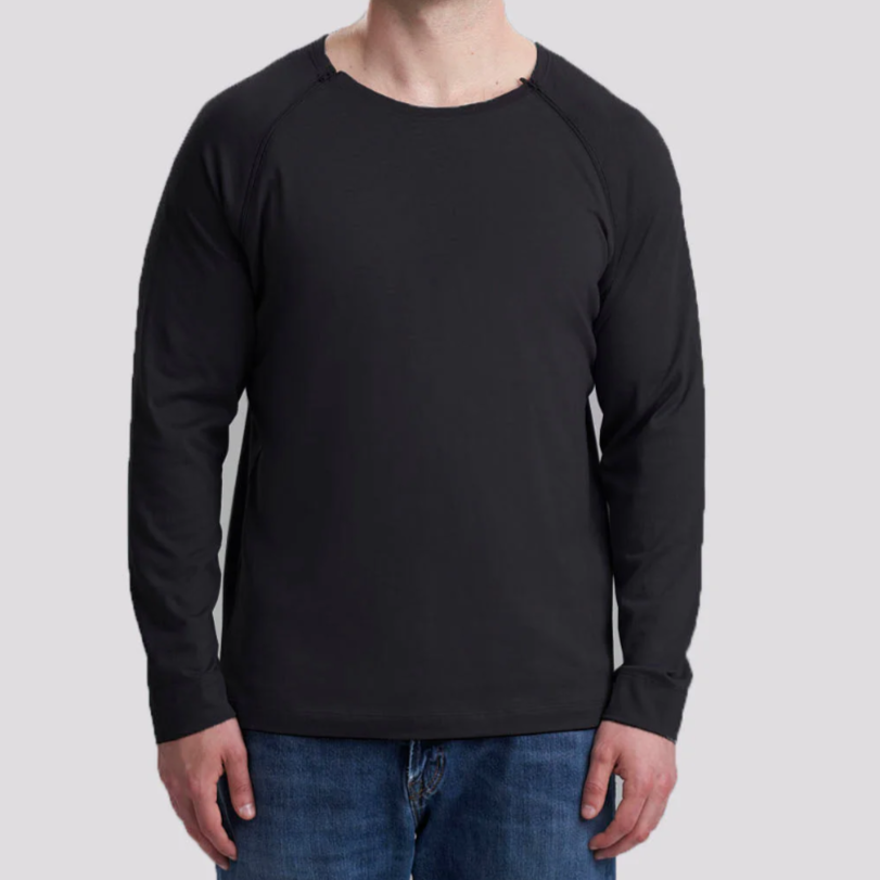 Mens Chest Port Access Long-Sleeve Shirt