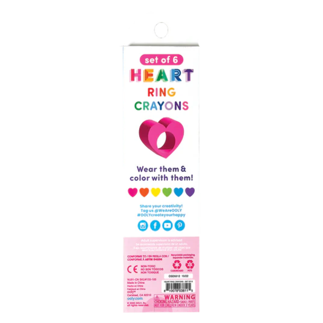 Heart Ring Crayons