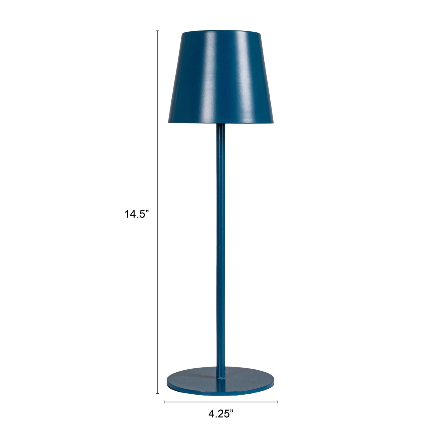 Dark Blue LED Touch Table Lamp