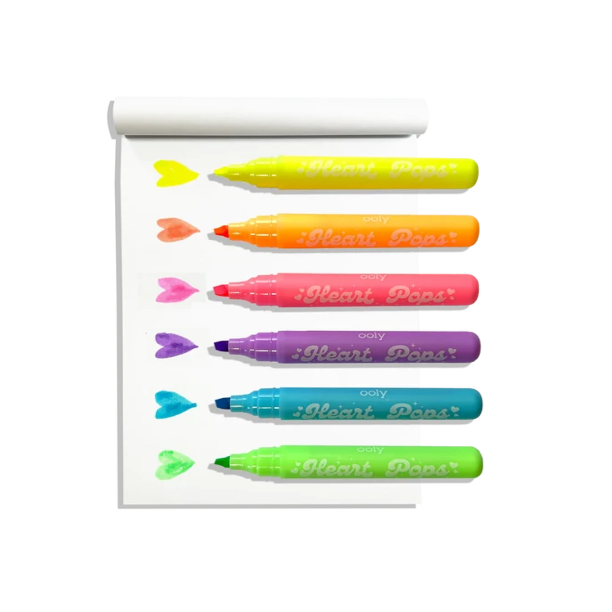 Heart Pop Neon Highlighters