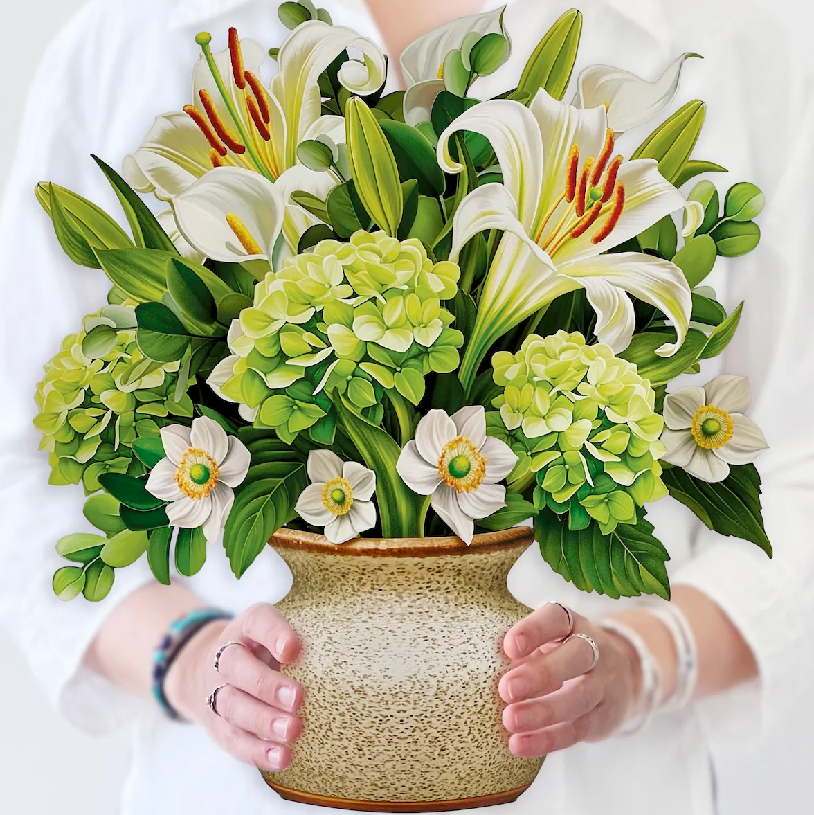 Ivory & Sage Paper Boquet