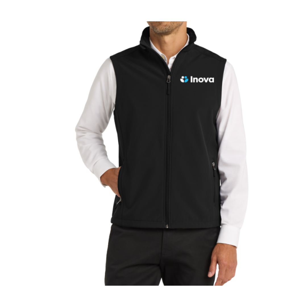Men's Black Inova Soft Shell Vest