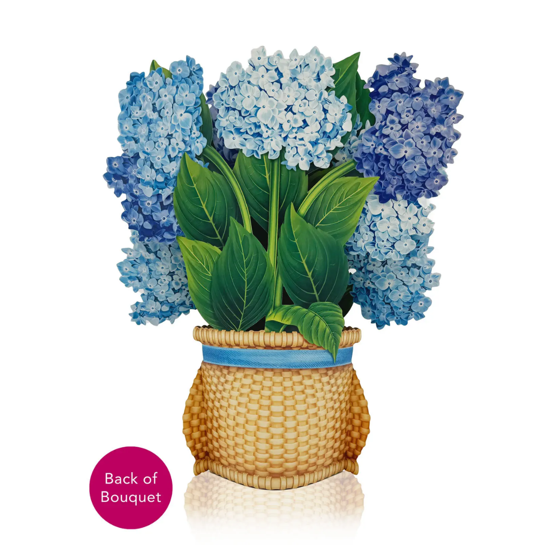 Nantucket Hydrangeas Paper Flower Bouquet
