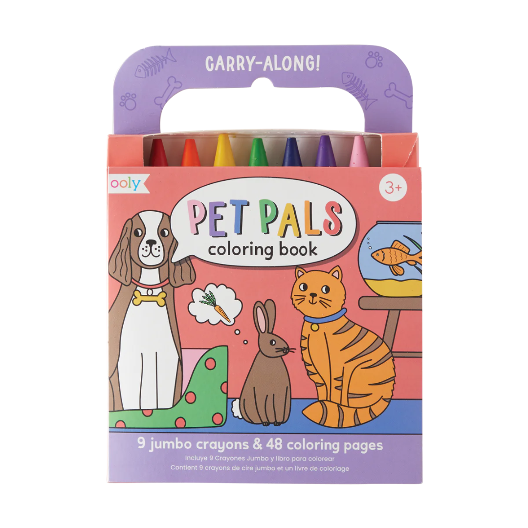 Pet Pals Carry Along Coloring Book