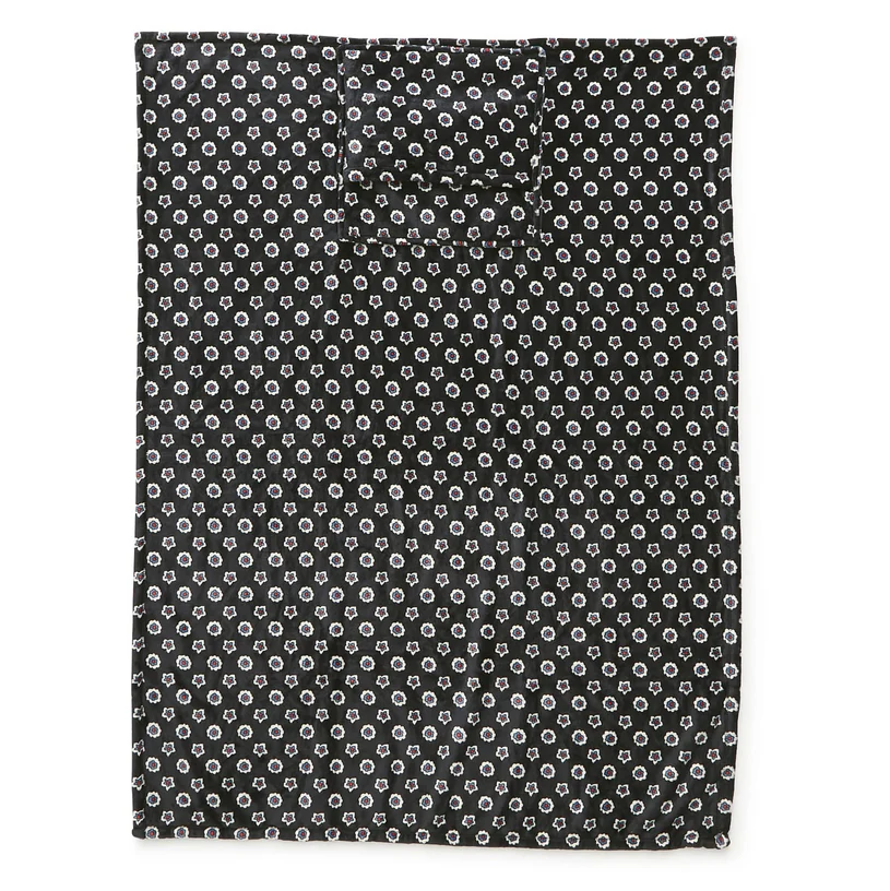 Mini Floral Travel Plush Blanket