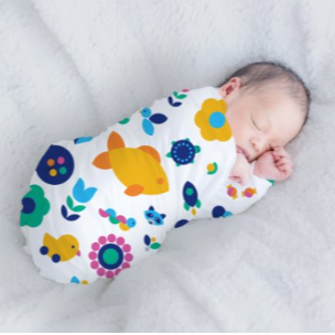 Inova Children’s Hospital Logo Baby Swaddle
