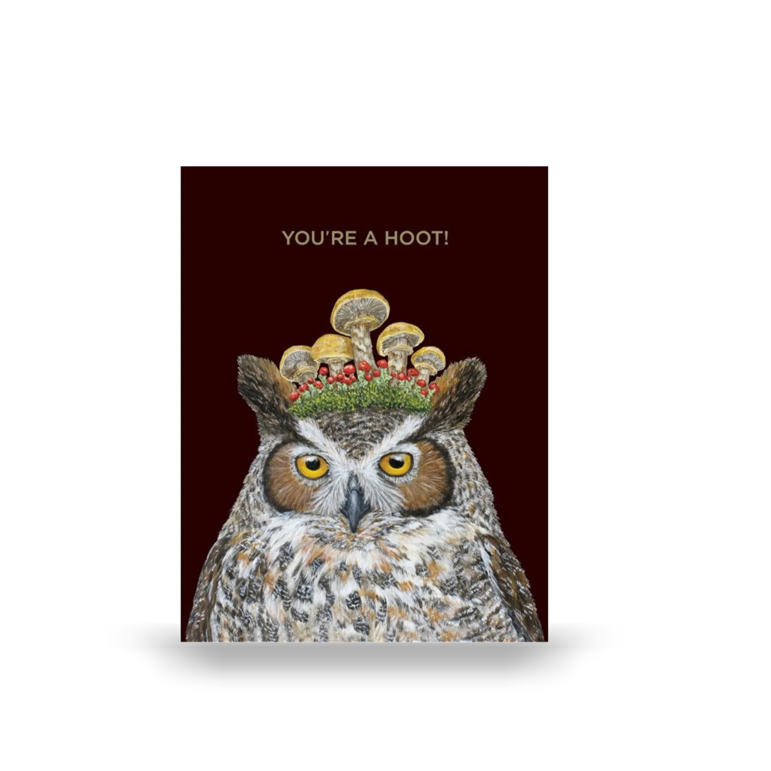 "You're a Hoot" Greeting Card