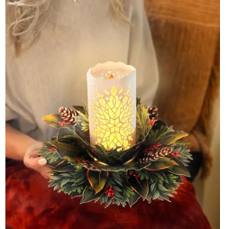 Glowing Holiday Candle