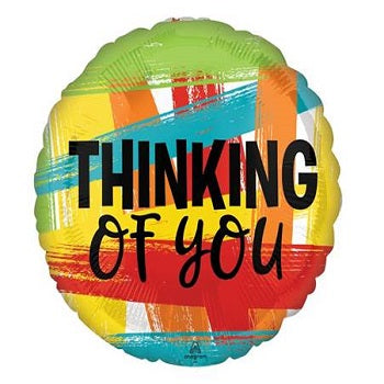 18" Painted Stripes Thinking of You