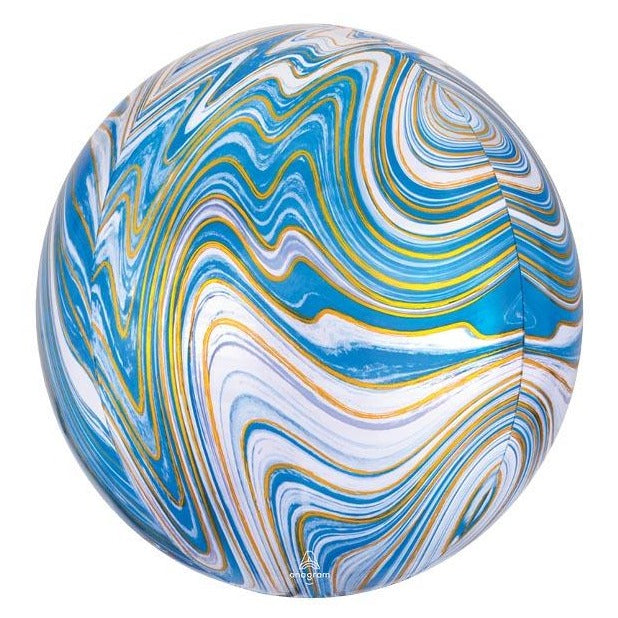Large Blue Marble Orbz Balloon