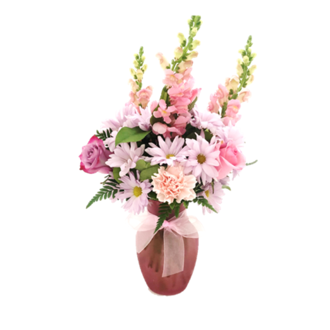 Pink Vase Arrangement
