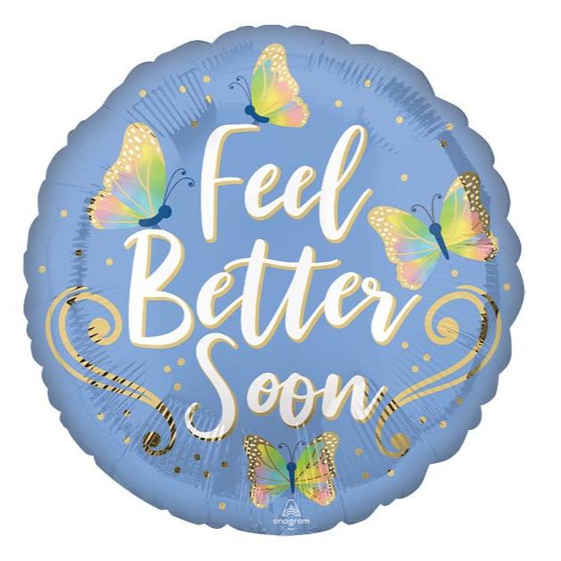 18" Feel Better Soon Butterflies