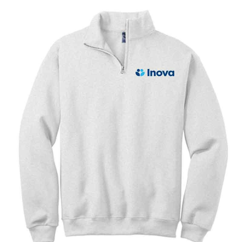 1/4 Zip Inova Sweatshirt -Ash Grey