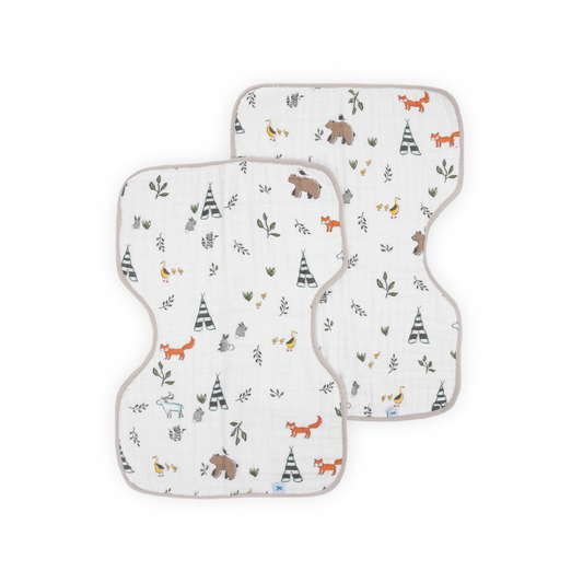 Burp Cloth- Forest Friends