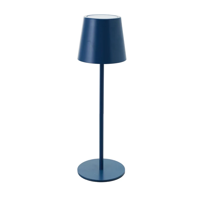 Dark Blue LED Touch Table Lamp