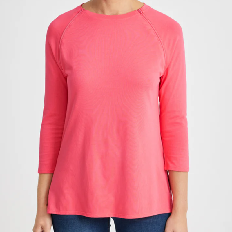 Womens Chest Port Access Long-Sleeve Shirt
