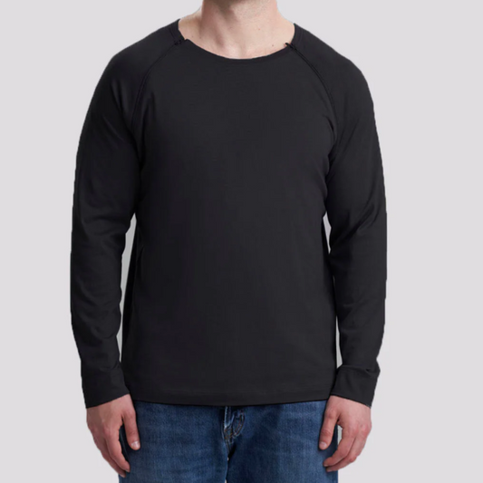 Mens Chest Port Access Long-Sleeve Shirt