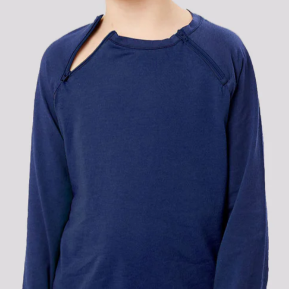 Kids Chest Port Access Long-Sleeve Shirt