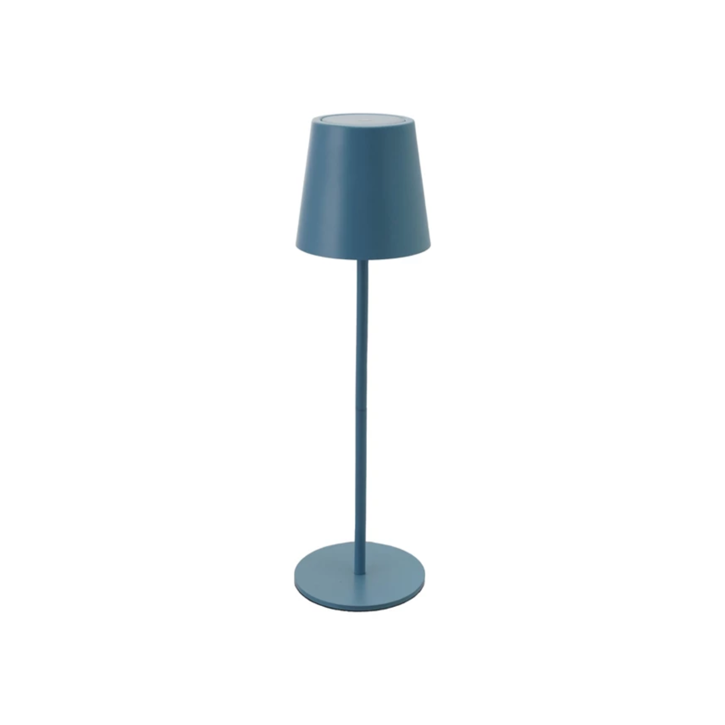 Light Blue LED Touch Table Lamp