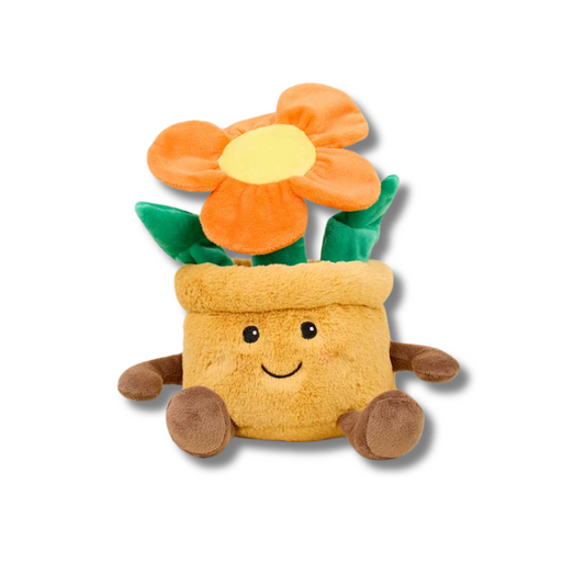 Orange Flower Pot Warmies