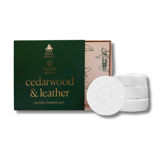 Cedarwood & Leather Shower Steamers