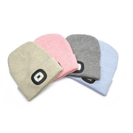 Black Rechargeable LED Beanie (Copy)