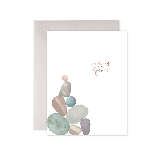 Peace Rocks Card