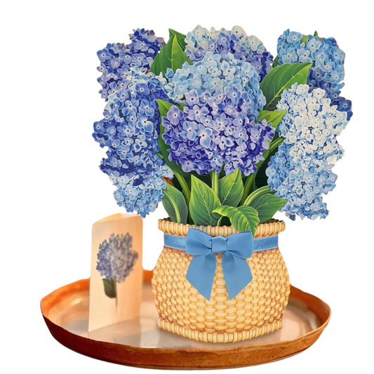 Nantucket Hydrangeas Paper Flower Bouquet