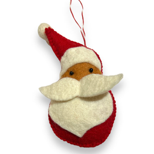 Felt Holiday Santa Claus Ornament