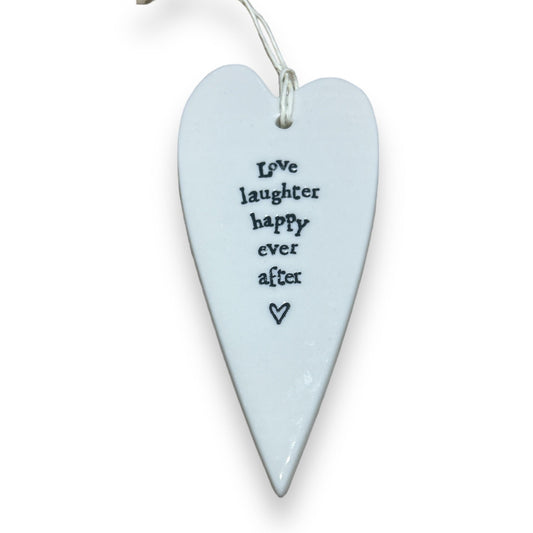 Love Laughter Happy Ever After Ornament