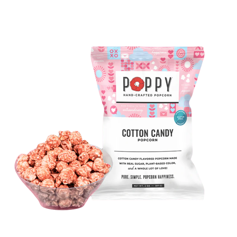 Cotton Candy Poppy Popcorn