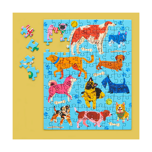Snax Size Jigsaw Puzzles- Pooches Playtime