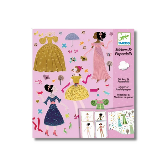 Reusable Stickers and Paper Dolls- Dress Up