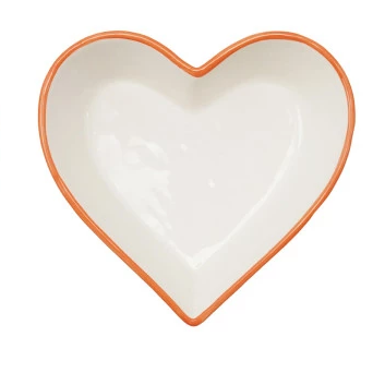 Medium Stoneware Heart Bowl