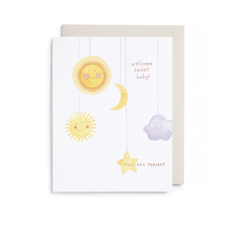 Baby Mobile Greeting Card