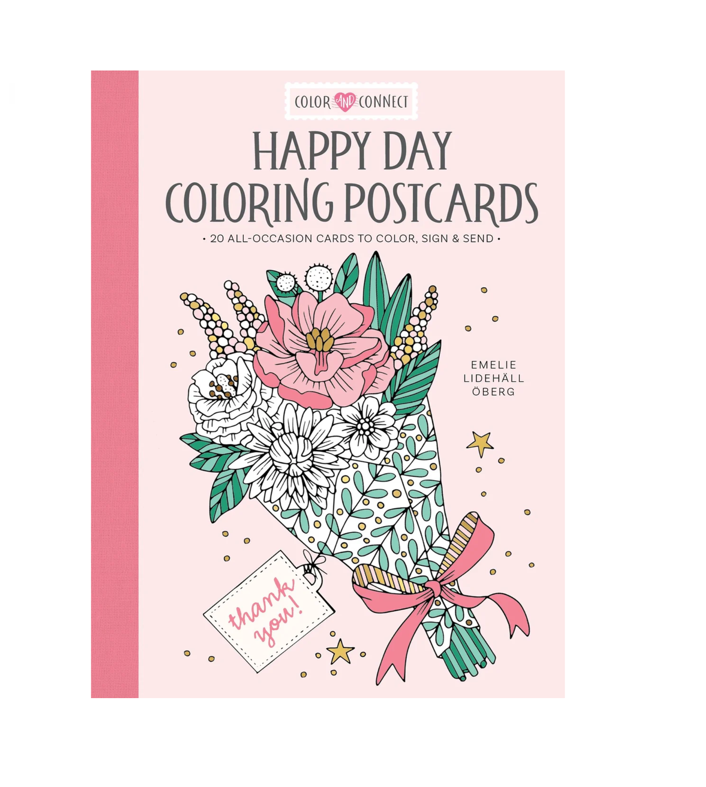 Happy Day Coloring Postcards