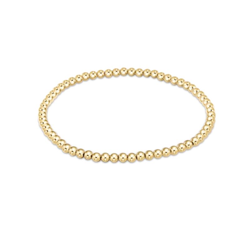 Classic Gold Filled 3mm Bead Bracelet