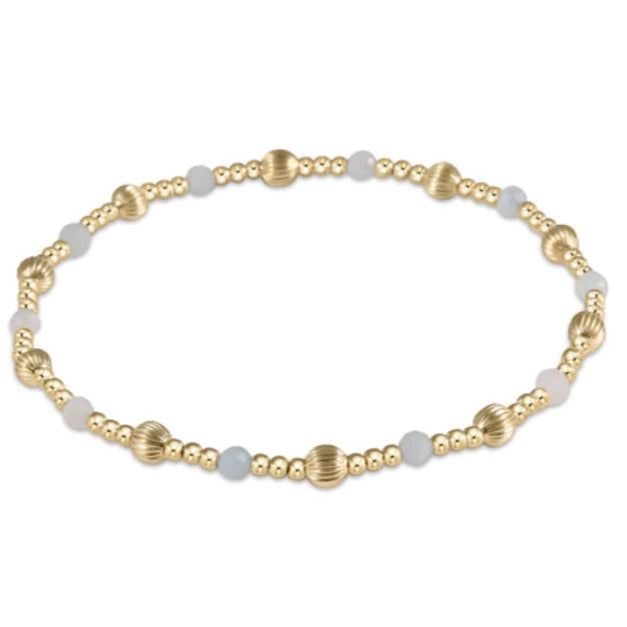 Gemstone Gold Filled 4mm Bead Bracelet