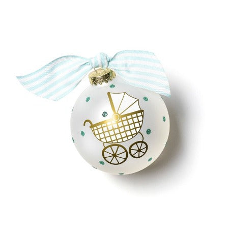 Blue Welcome Little One Ornament
