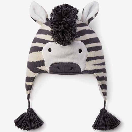 Zebra Aviator Hat