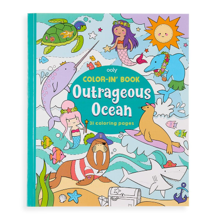 Outrageous Ocean Color-in' Book