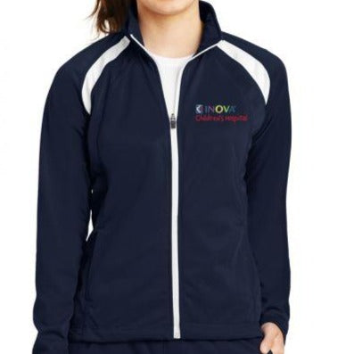 Women's Inova Children's Hospital Sports Tek Jacket in Navy
