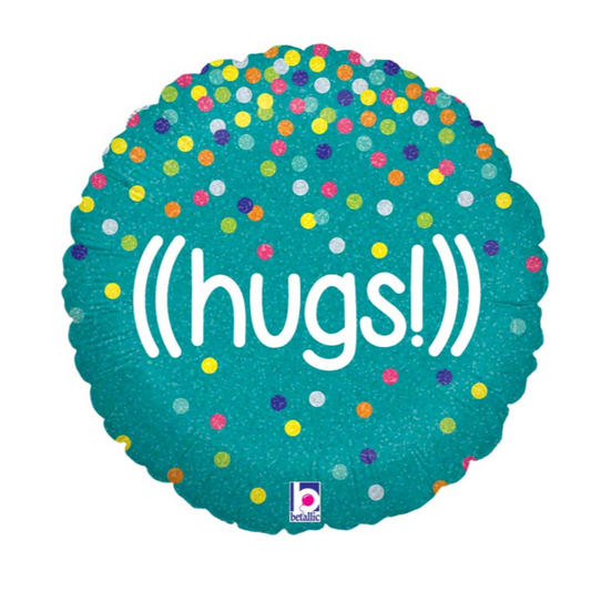 18" ((hugs!)) Balloon